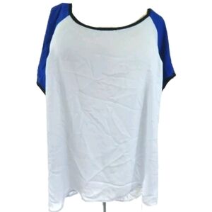 Torrid Raglan Sleeve Chiffon Top